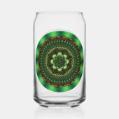 Earth Mandala Blikvorm Glas (Achterkant)