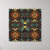 Earth Mandala Canvas Afdruk (Voorkant)