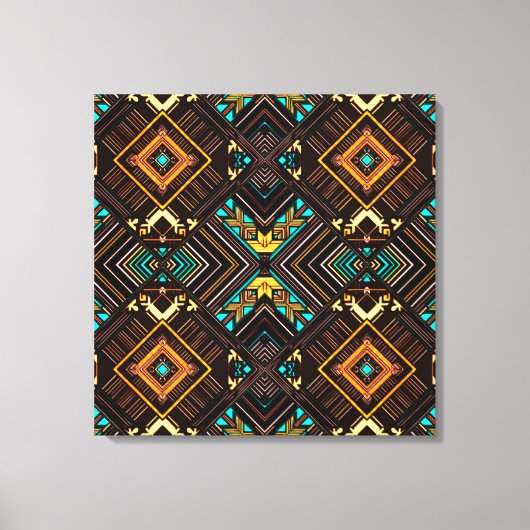 Earth Mandala Canvas Afdruk (Voorkant)