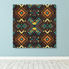 Earth Mandala Canvas Afdruk