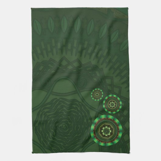 Earth Mandala Handdoek (Verticaal)