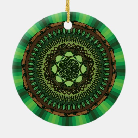 Earth Mandala Ornament (Achterkant)