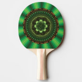 Earth Mandala Ping Pong Paddle Tafeltennisbatje (Achterkant)