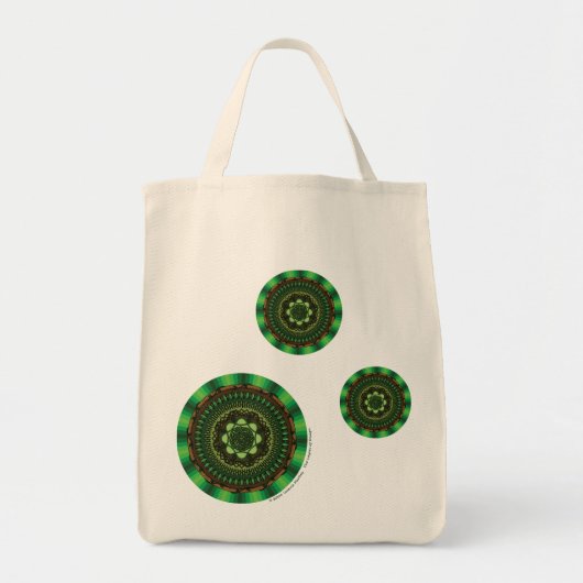 Earth Mandala Schoudertas Tote Bag (Voorkant)
