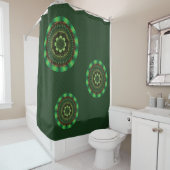 Earth Mandala Shower Curtain Douchegordijn (In situ)