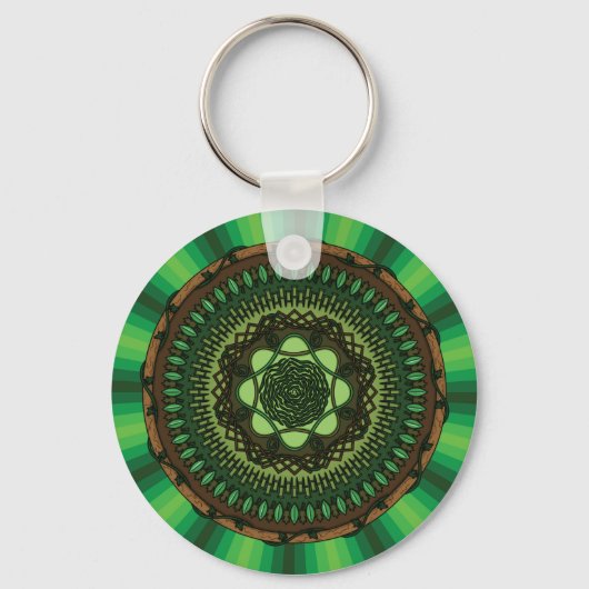 Earth Mandala Sleutelhanger (Voorkant)