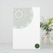 Earth Mandala Stationery Briefpapier (Staand voorkant)