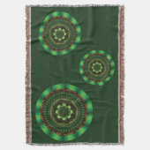 Earth Mandala Throw Blanket Deken (Voorkant Verticaal)