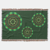 Earth Mandala Throw Blanket Deken (Voorkant)