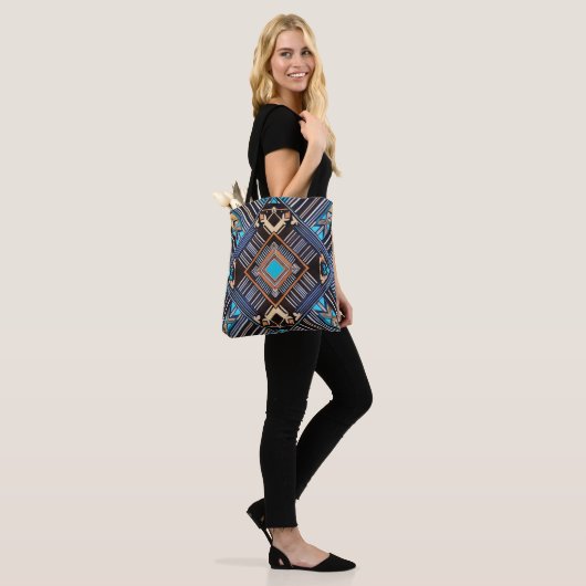 Earth Mandala Tote Tote Bag (Op model)
