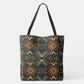 Earth Mandala Tote Tote Bag (Achterkant)
