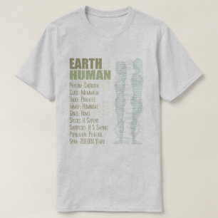 Earth Menselijk T-shirt