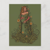 Earth Moeder Goddess Druid Briefkaart (Voorkant)