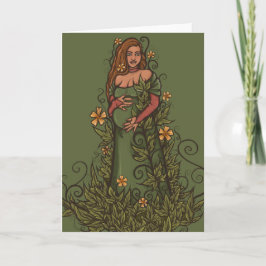 Earth Moeder Goddess Druid Kaart