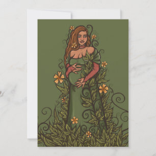Earth Moeder Goddess Druid Kaart