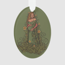 Earth Moeder Goddess Druid Ornament