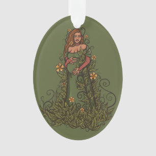 Earth Moeder Goddess Druid Ornament