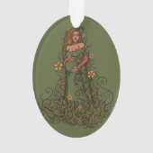 Earth Moeder Goddess Druid Ornament (achterkant)