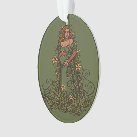 Earth Moeder Goddess Druid Ornament (voorkant)