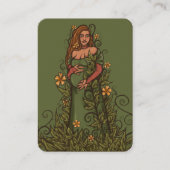 Earth Moeder Goddess Druid Visitekaartje (Voorkant)