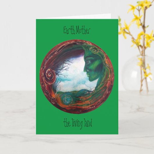 Earth Moeder Kaart (Gele Bloem)
