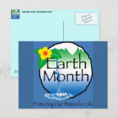 Earth Month Briefkaart (Voorkant / Achterkant)