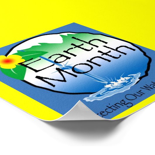 Earth Month-Poster Poster (Hoek)