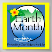 Earth Month-Poster Poster (Voorkant)