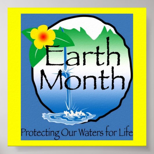 Earth Month-Poster Poster (Voorkant)