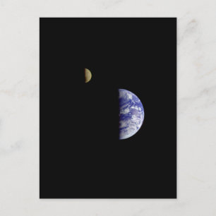 Earth Moon Galileo Ruimtefoto Briefkaart