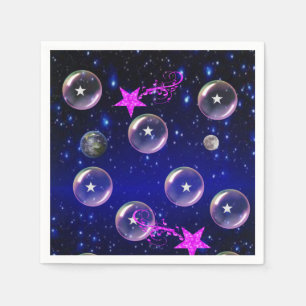 Earth Moon Paper Napkins Servet