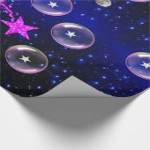 Earth Moon Wrapping Paper Cadeaupapier (Hoek)
