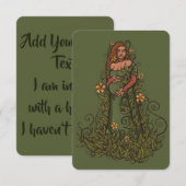 Earth Mother Goddess Druid  Kaart (Voorkant / Achterkant)