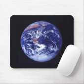 Earth Mousepad Apollo 17 Uitzicht voor de buitenru Muismat (Met muis)