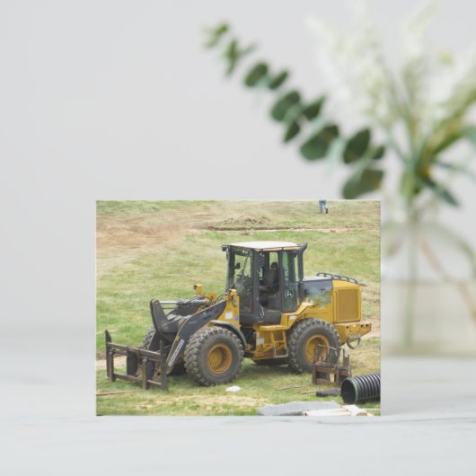 Earth Mover Briefkaart (Staand voorkant)