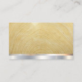 Earth Mover | Houtmetaal Visitekaartje (Achterkant)