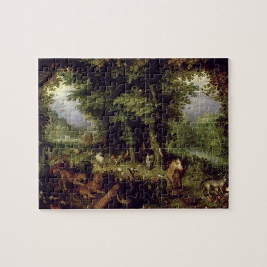Earth of The Earthly Paradise, 1607-08 (olie op ag Legpuzzel (Horizontaal)