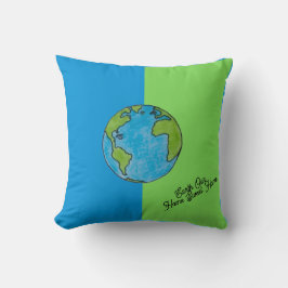 Earth Our Home Sweet Home Kussen