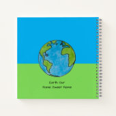 Earth Our Home Sweet Home Notitieboek (Achterkant)
