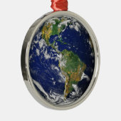 Earth Our World Premium Ornaments Metalen Ornament (Rechts)