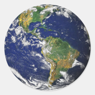 Earth Our World rond de Stickers