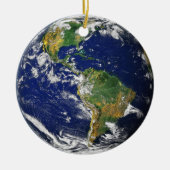 Earth Our World Round Keramisch Ornament (Voorkant)