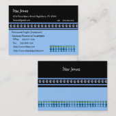 Earth OutSpace Planets Visitekaartjes (Voorkant / Achterkant)