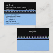 Earth OutSpace Planets Visitekaartjes (Voorkant / Achterkant)