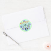 Earth Peace Menorah Stickers (Envelop)