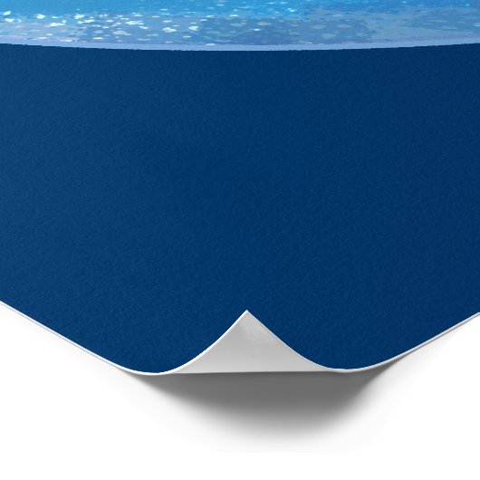 Earth Peace Sign-Poster Poster (Hoek)