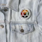 Earth Pentacle Ronde Button 5,7 Cm (In situ)