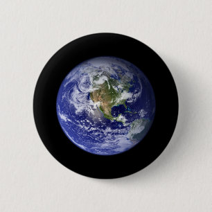 Earth Pin Ronde Button 5,7 Cm