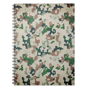 Earth Pixel Woodland  Notitieboek