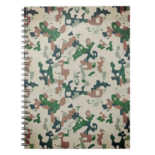 Earth Pixel Woodland  Notitieboek (Voorkant)